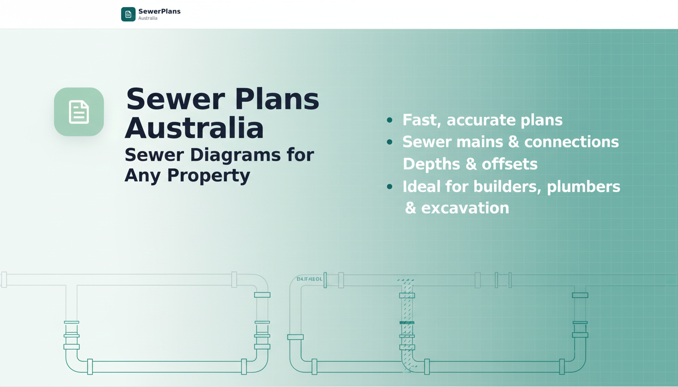 SewerPlans Australia — Sewer Diagrams for Any Property