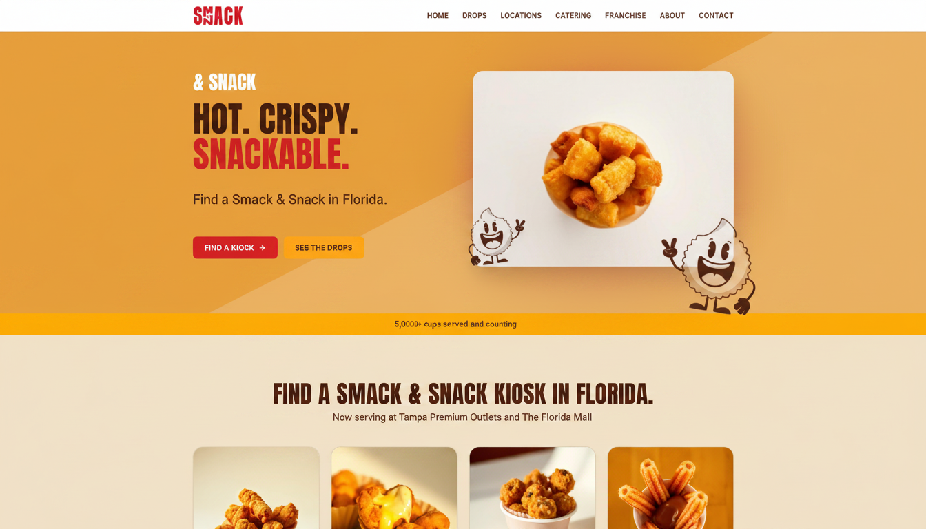 Smack & Snack | Crispy Snack Drops at Tampa Premium Outlets & The ...