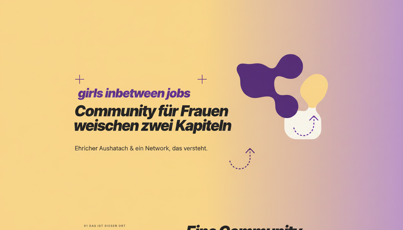 Markenauftritt von Girls inbetween jobs