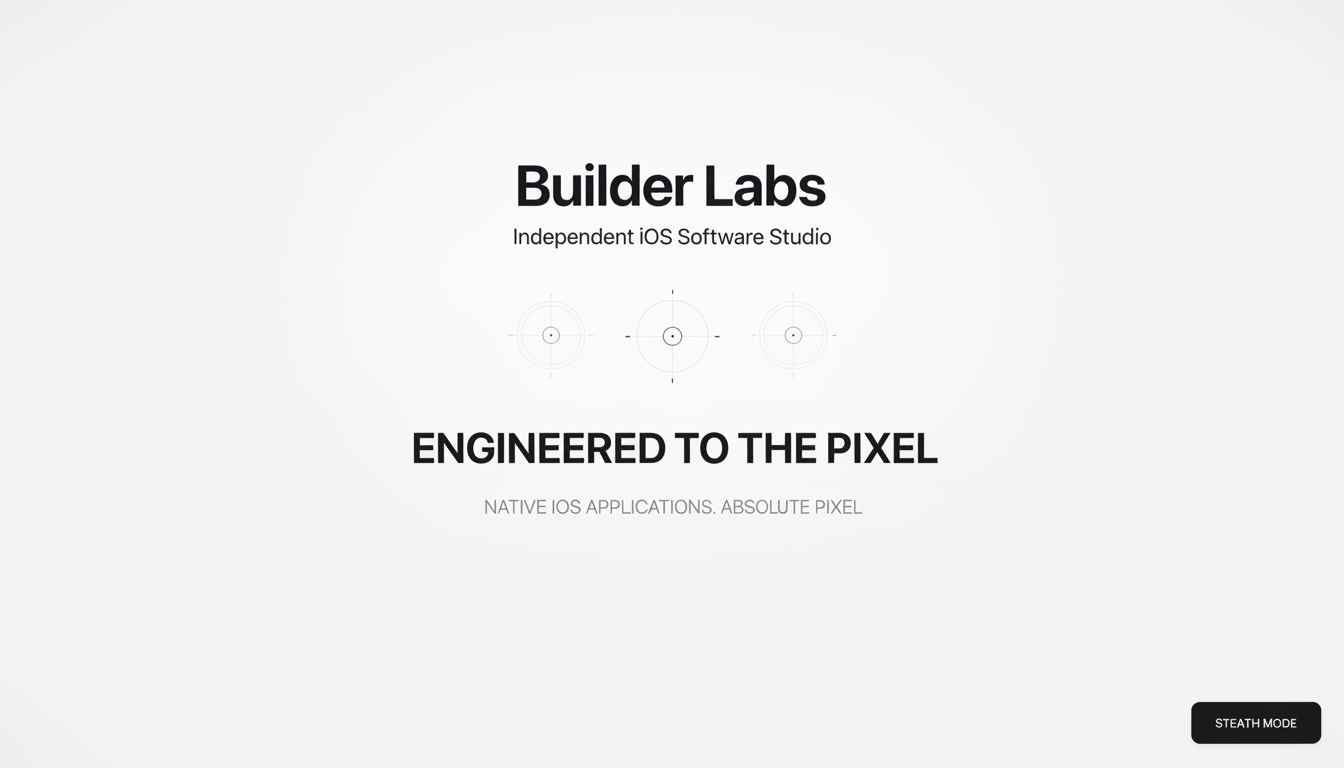 Builder Labs — Independent iOS Software Studio