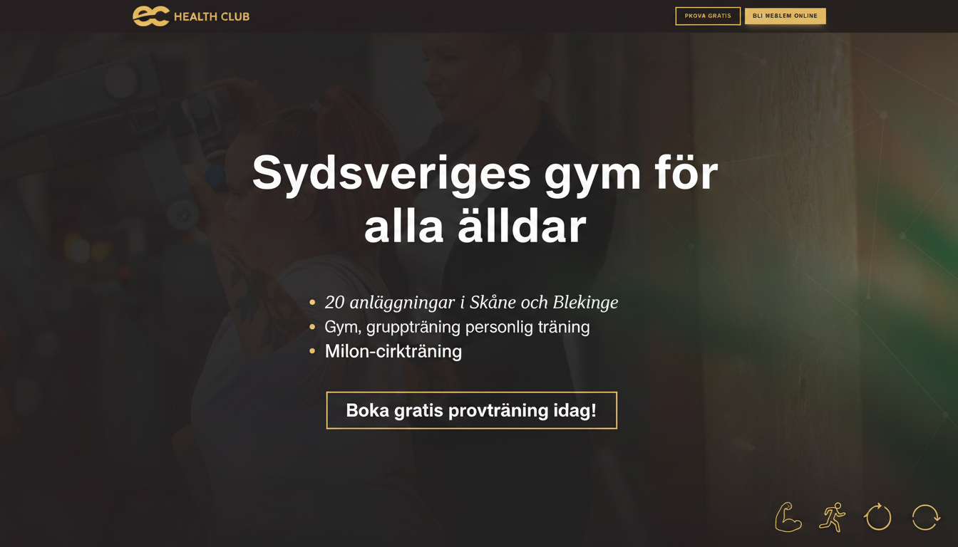 EC Health Club – 20 gym i Skåne, Blekinge och Småland | EC Health Club