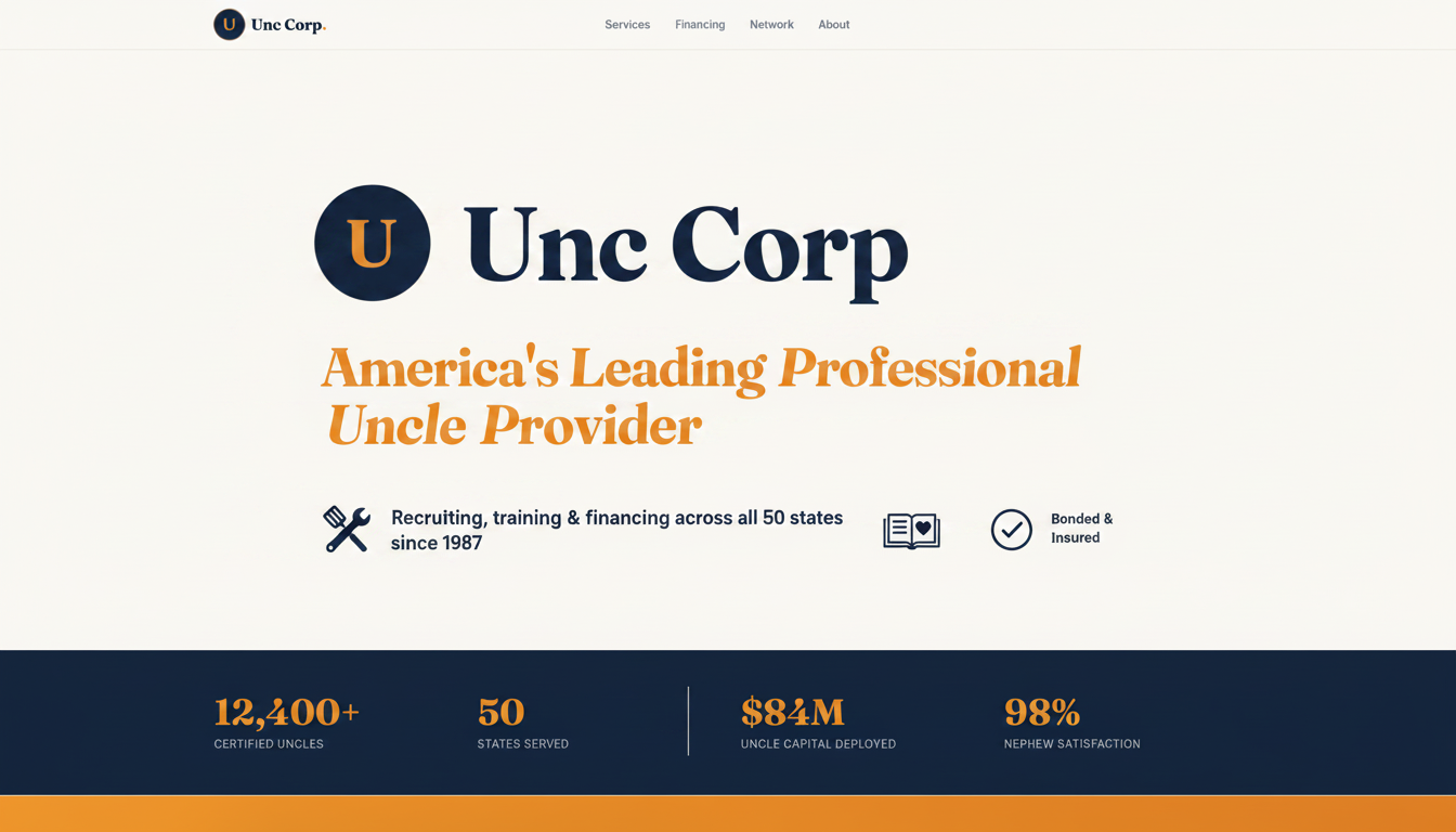 Unc Corp — America's Leading Professional Uncle Provider