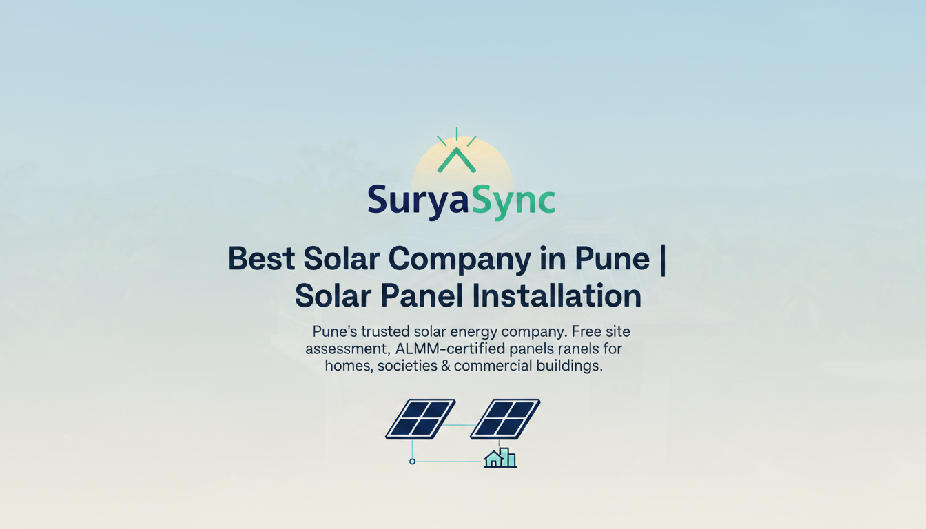 SuryaSync – Best Solar Company in Pune | Solar Panel Installation