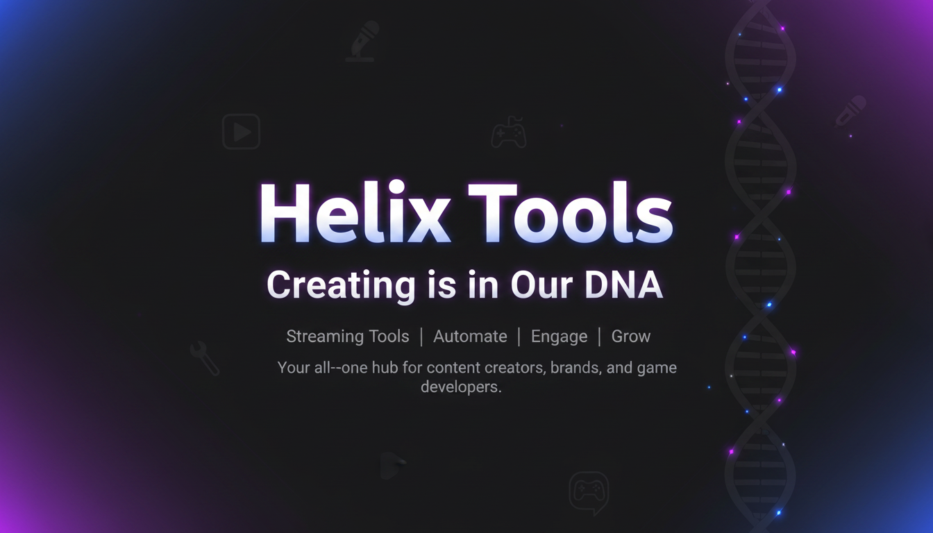 Helix Tools | Creating is in Our DNA