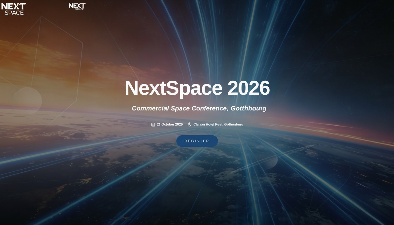 NextSpace 2026 — Commercial Space Conference, Gothenburg