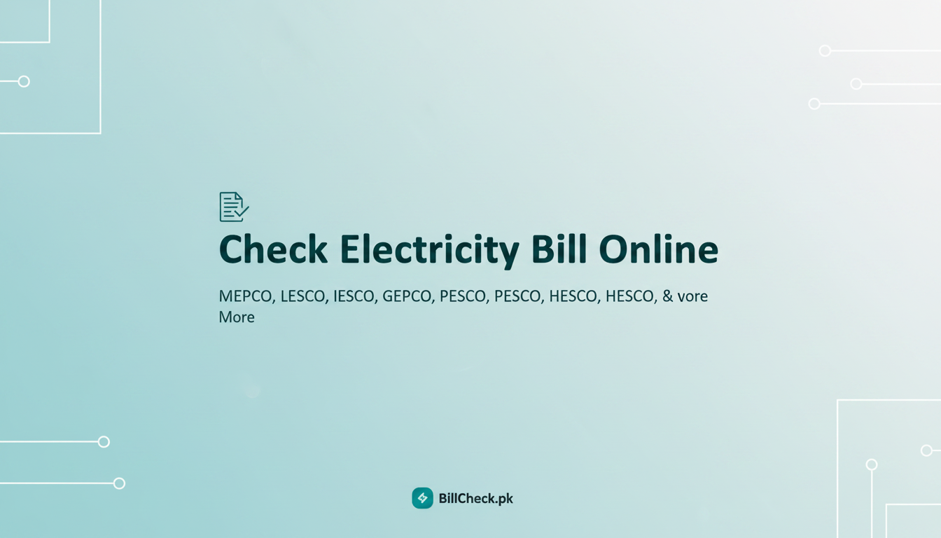 SEPCO Online Bill — Check SEPCO Bill by Reference Number | BillHub