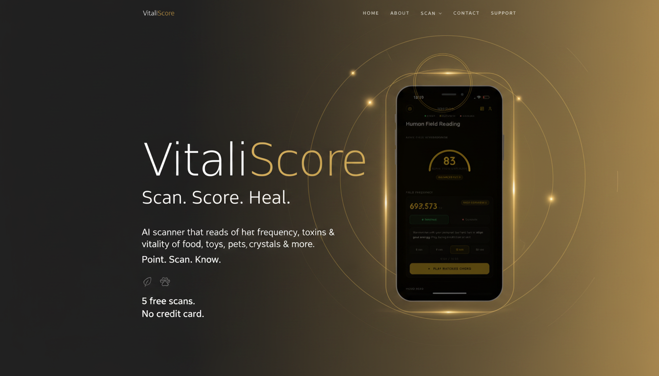 VitaliScore. Scan. Score. Heal.
