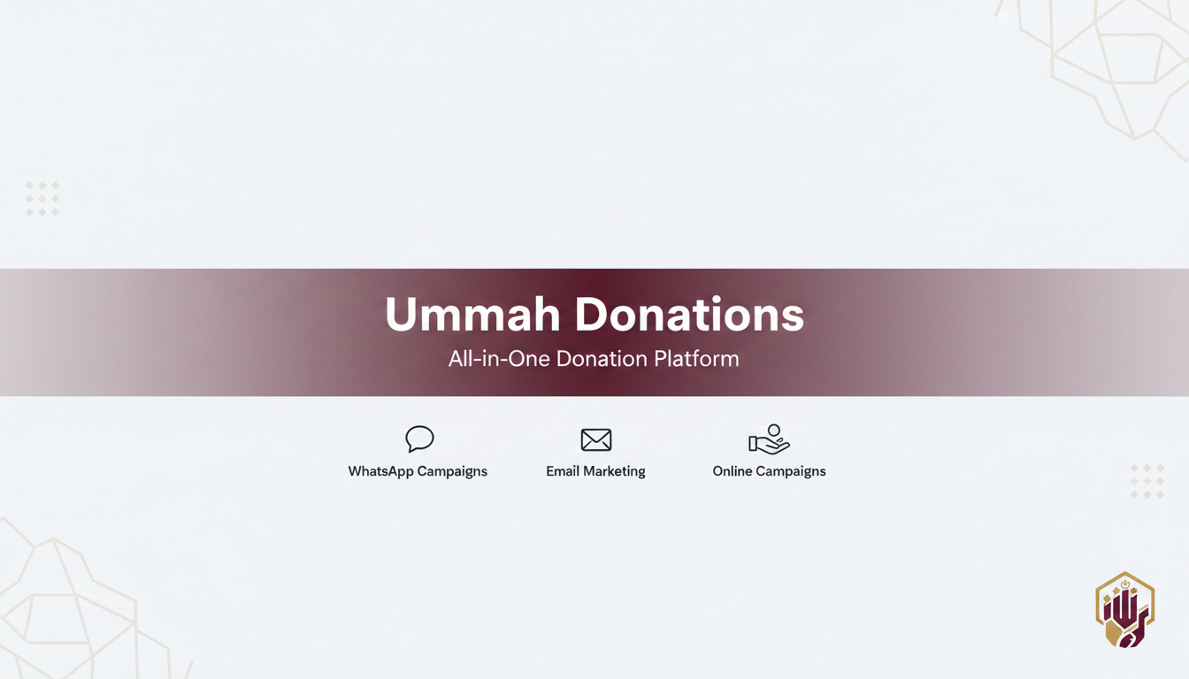 Ummah Donations — All-in-One Donations Platform