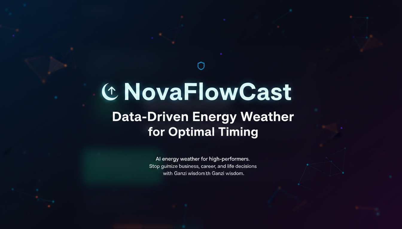 NovaFlowCast — Daily Energy Weather & Decision Timing