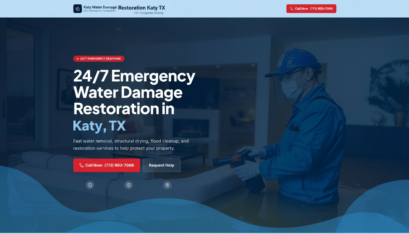 Water Damage Restoration Katy TX | 24/7 Emergency Cleanup