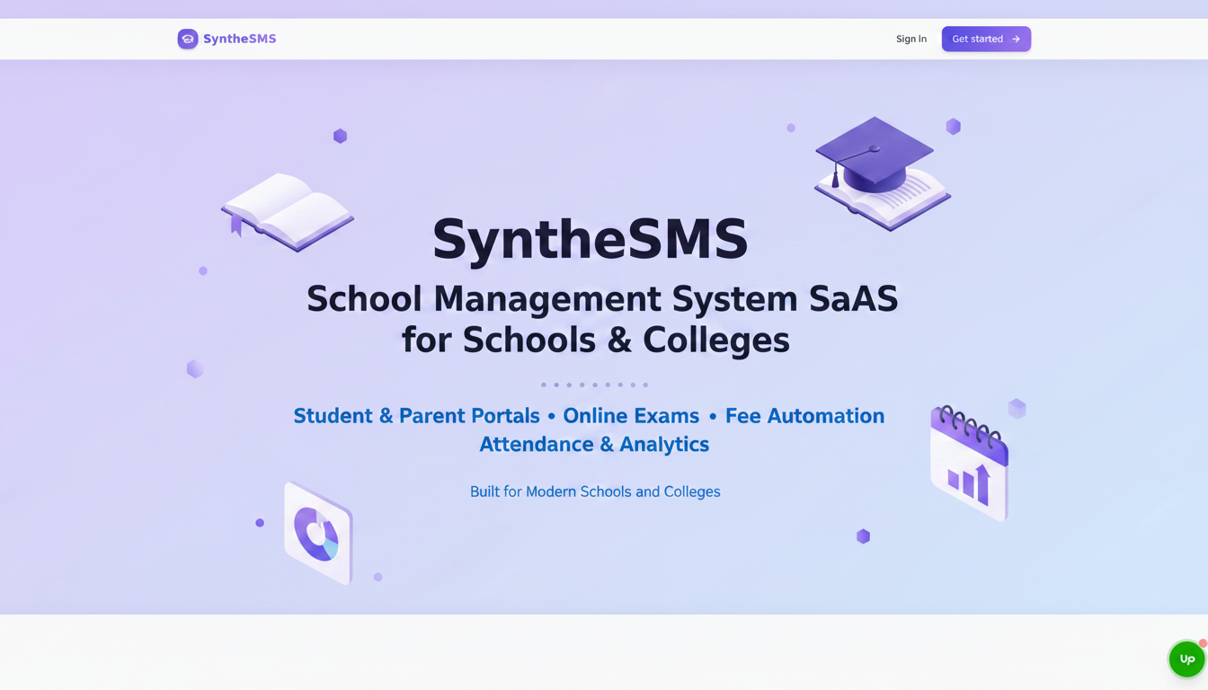 SyntheSMS — School Management System SaaS — SaaS project by SM Ashiqurzamman