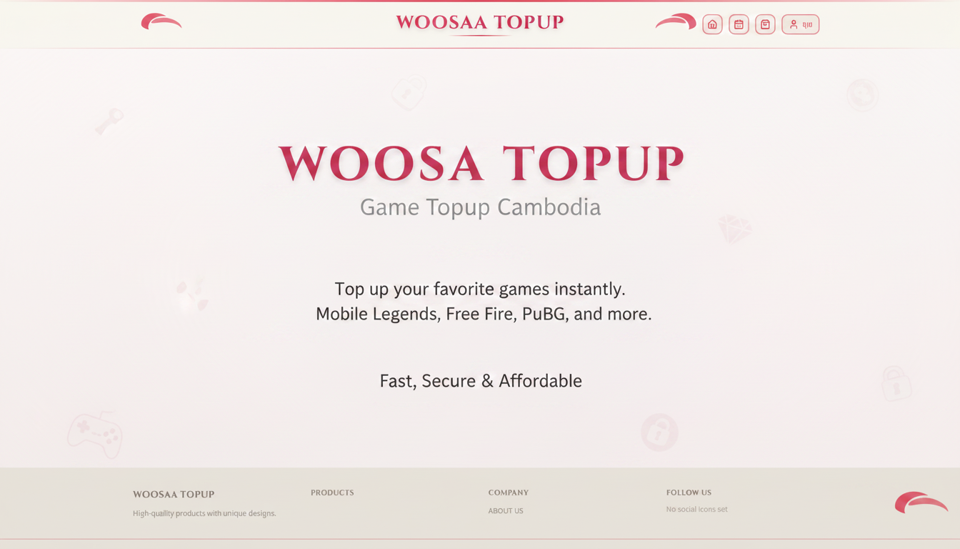 WOOSAA Store - Game Topup Cambodia