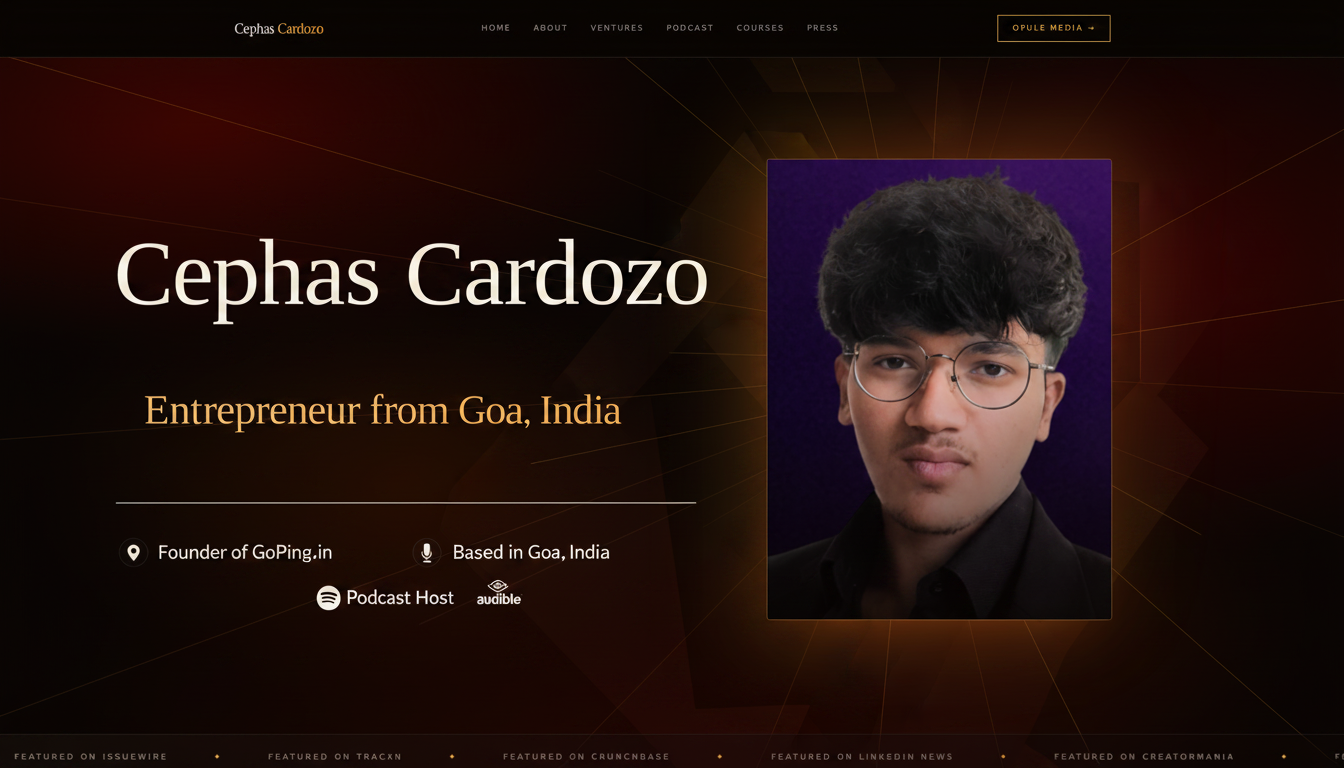 Press & Features — Cephas Cardozo