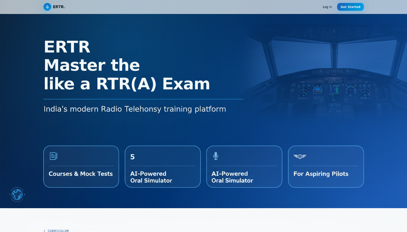 ERTR — Start Your RTR Preparation | Aviation Training Platform