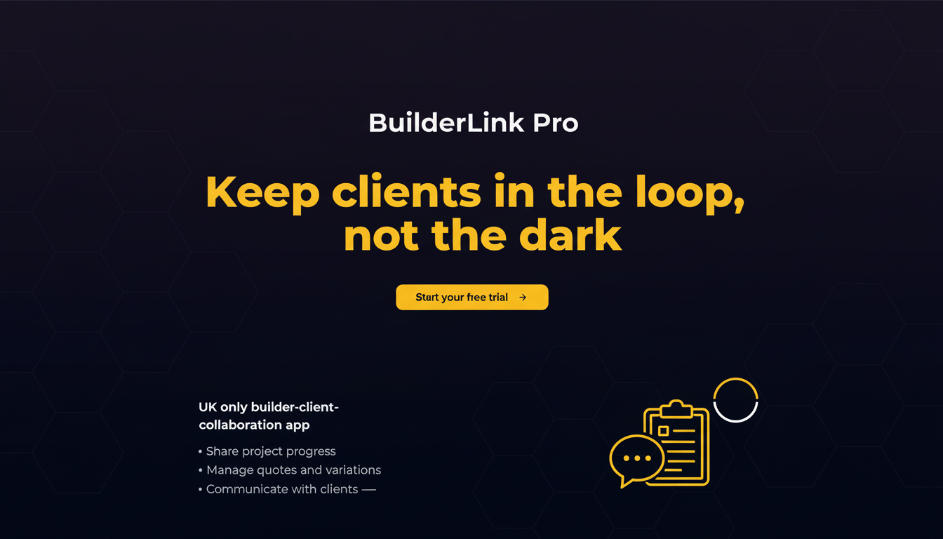 TraderLink Pro — project management for UK trades