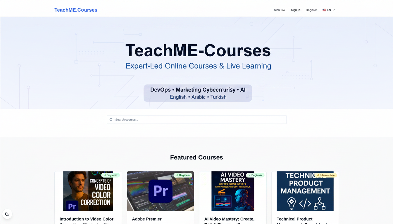 TeachME.Courses — The Best Online Learning Platform