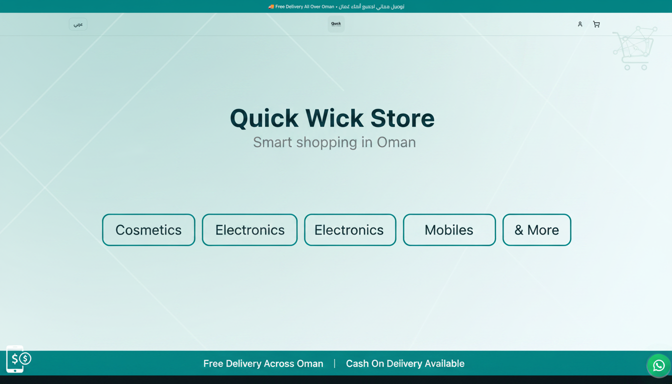 Quick Wick Store — Smart shopping in Oman