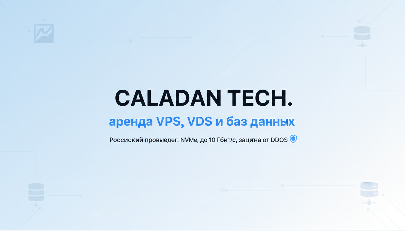 CaladanTech — VPS, VDS и базы данных в аренду