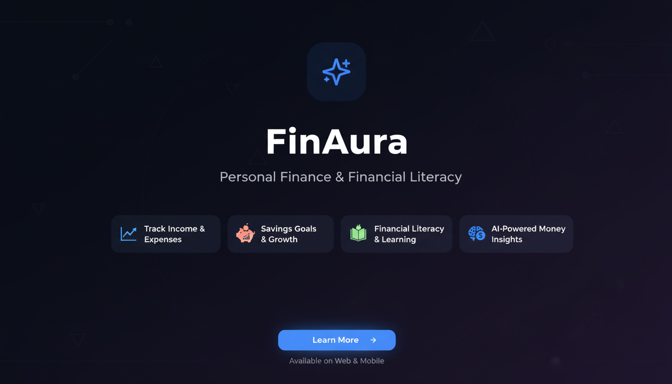 FinAura — 官网预览图