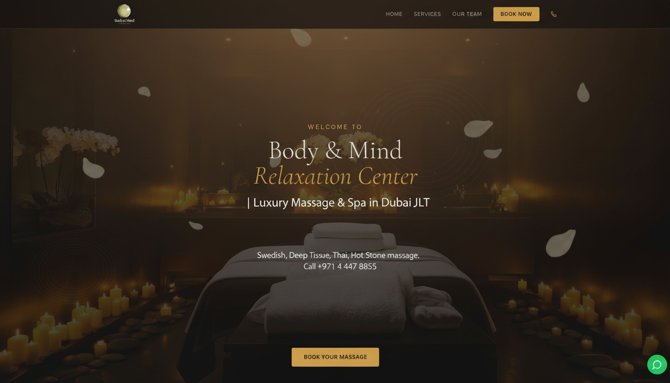 Body & Mind Relaxation Center | Luxury Massage & Spa in Dubai JLT