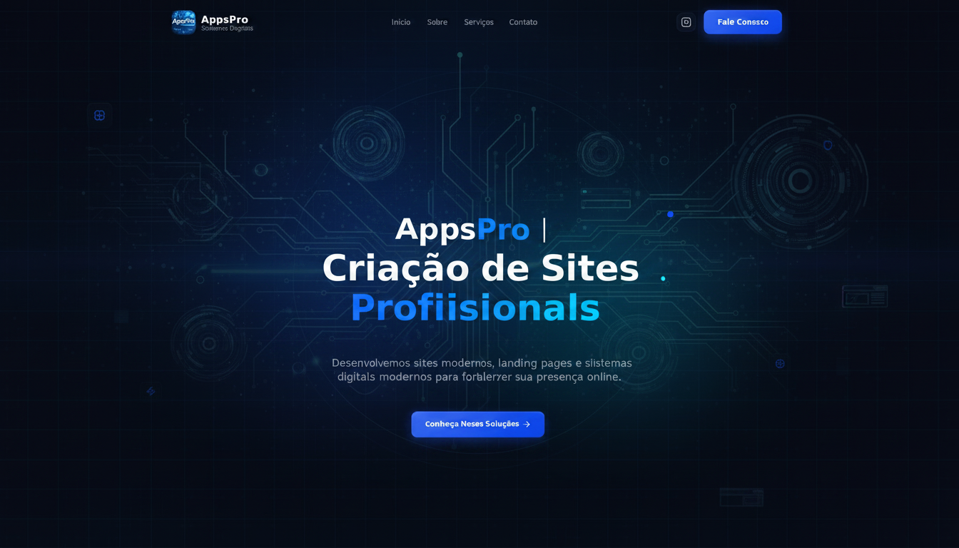 AppsPro - Sistemas Digitais | Sites Profissionais