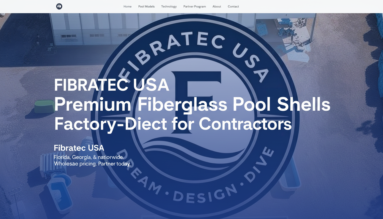 Fibratec USA — Premium Fiberglass Pool Shells | Factory-Direct for ...