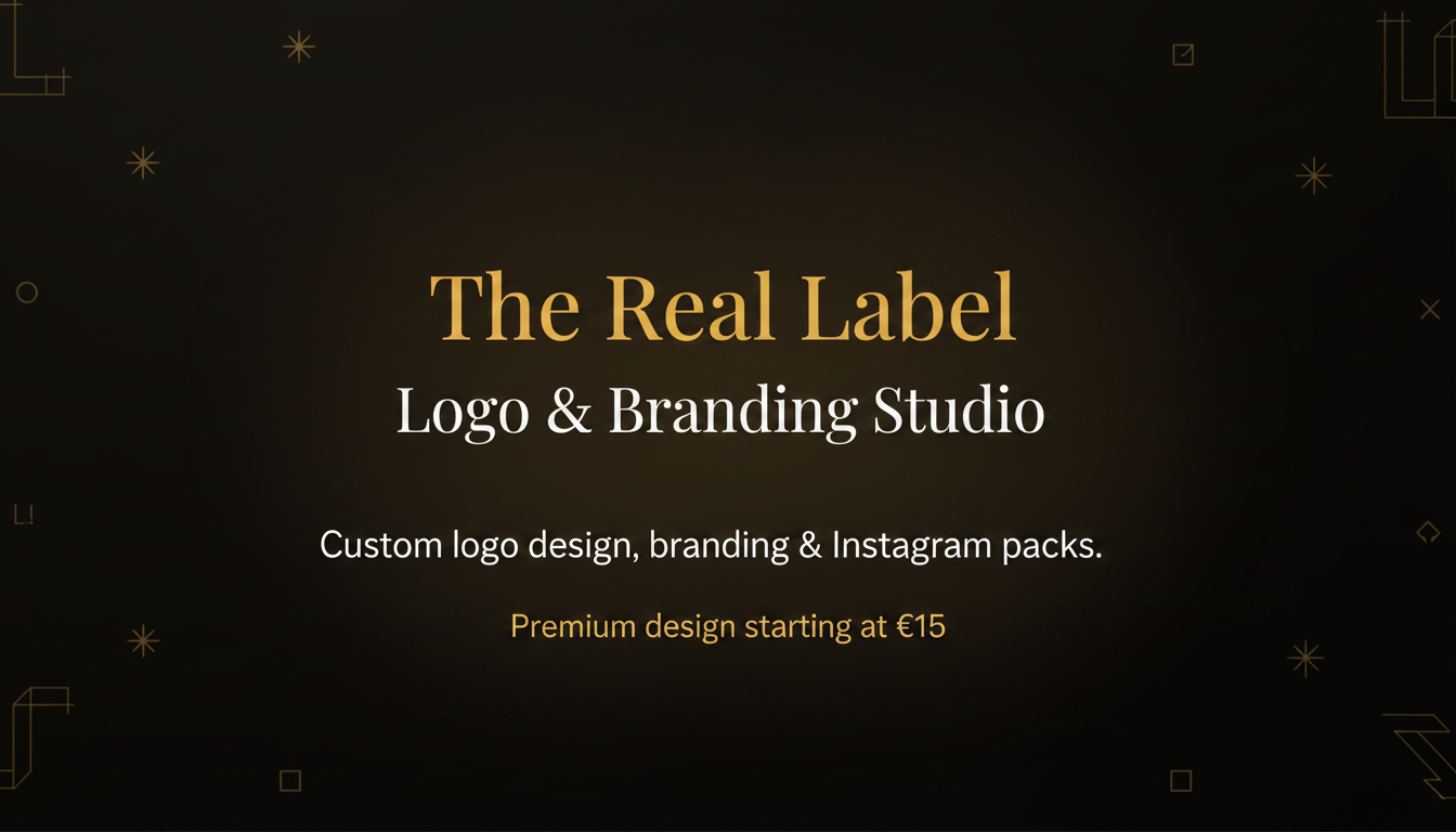 The Real Label — Logo & Branding Studio