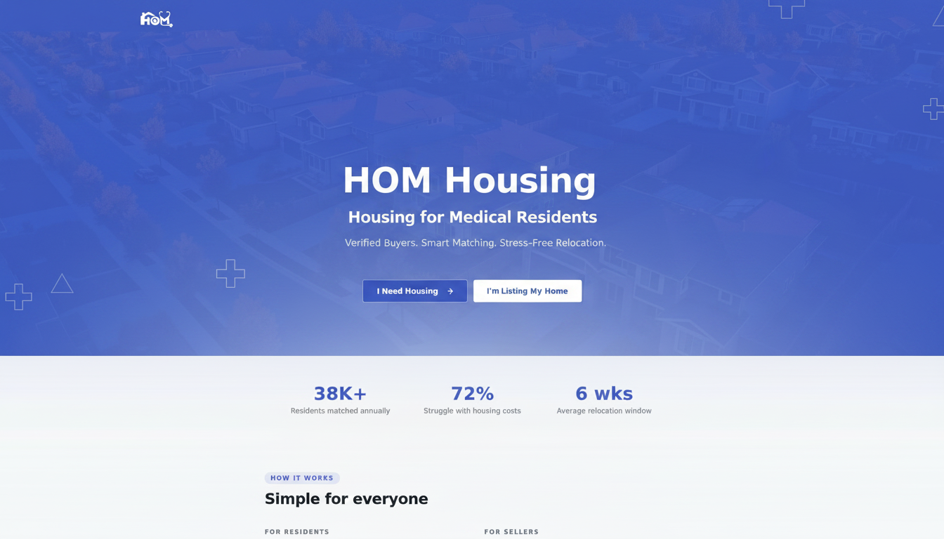 HOM Housing | Homes for Medical Residents