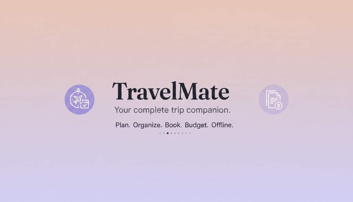 TripMate — Plan Together. Travel Calm.