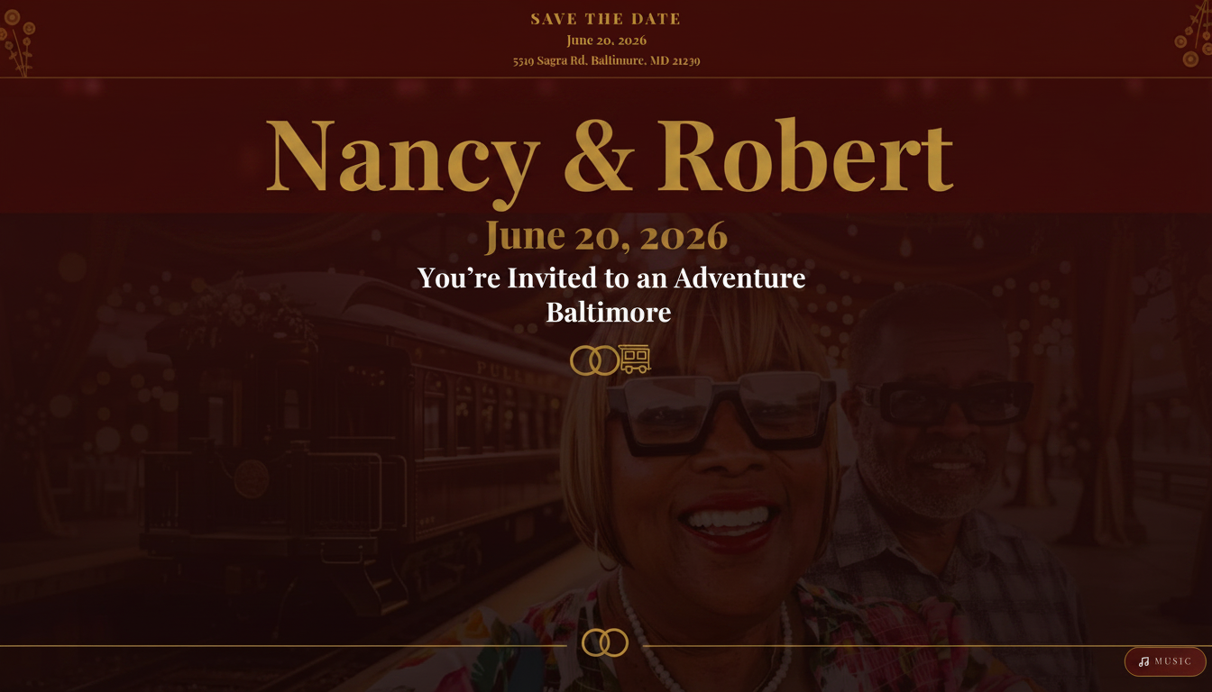 Nancy & Robert — An Adventure in Love and Laughter