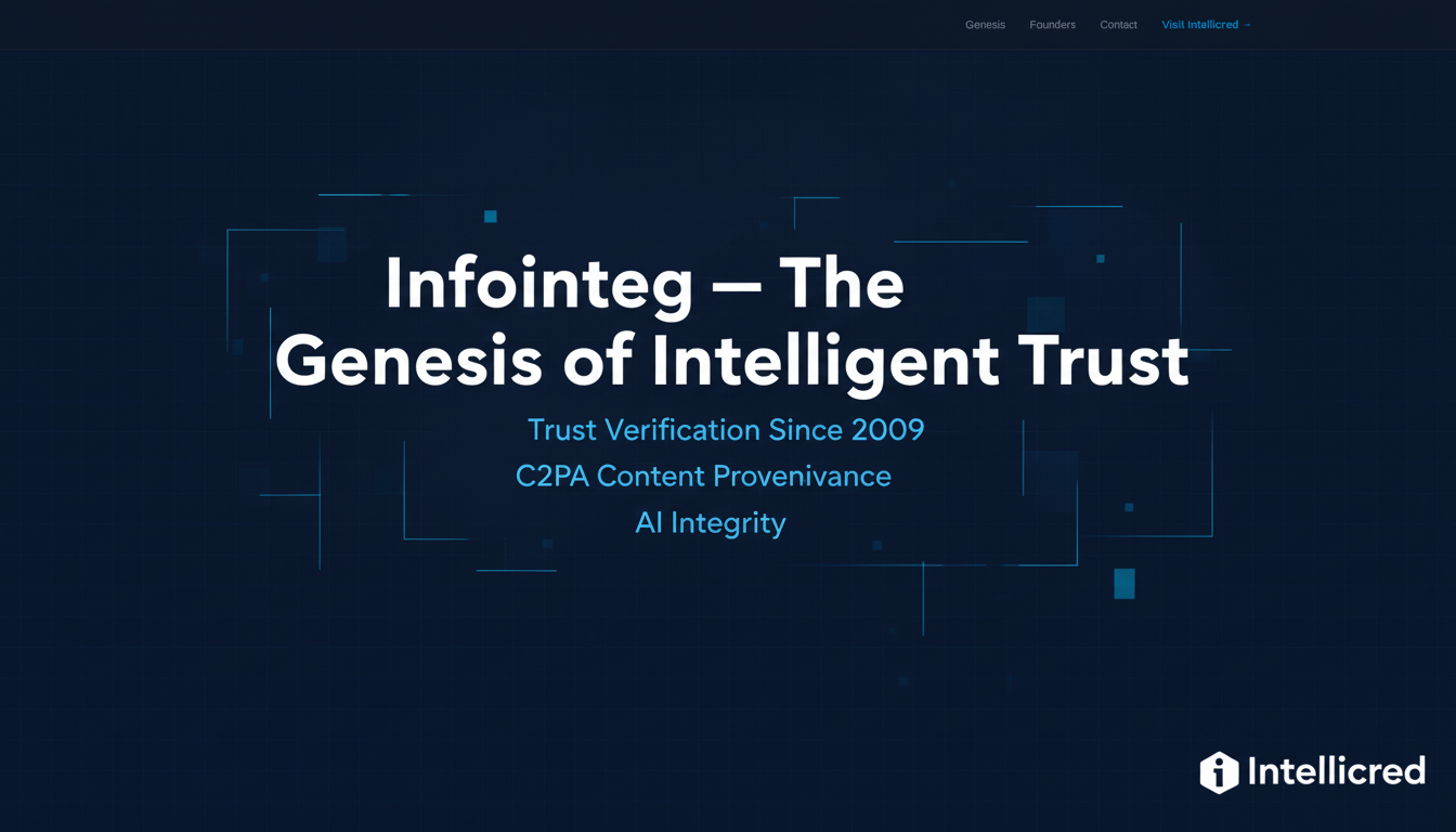 Infointeg — The Genesis of Intelligent Trust