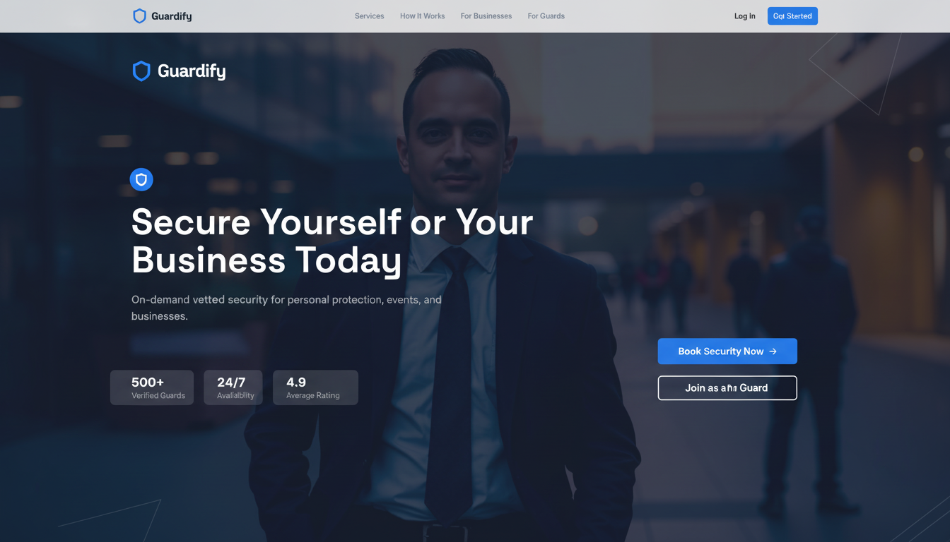 Guardify | Hire Licensed Security Guards On-Demand in Australia