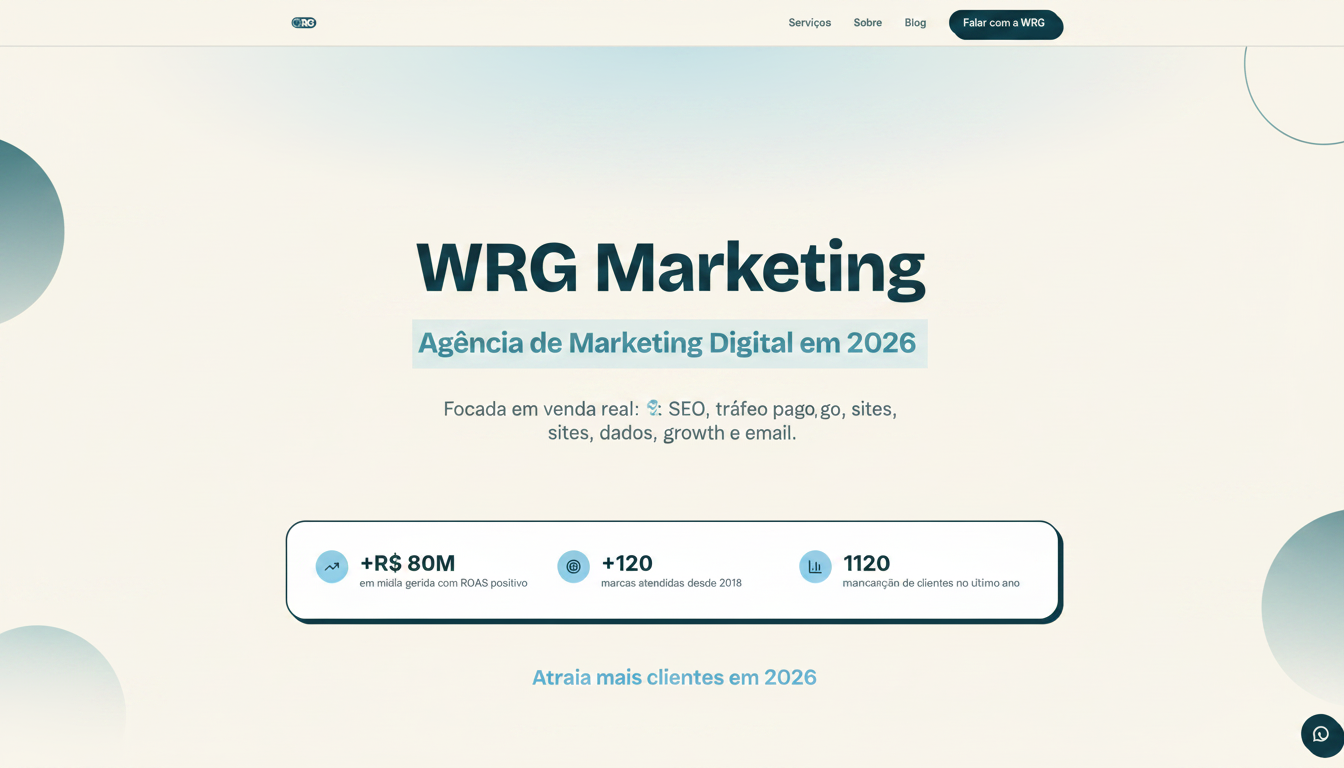WRG Marketing - Agência de Marketing que Vende