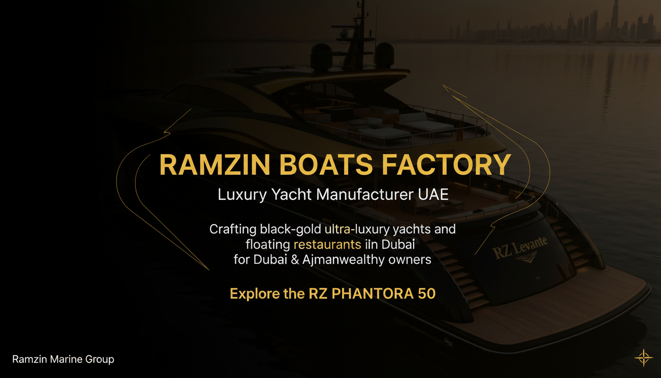 Ramzin Boats Factory - Luxury Yacht Manufacturer UAE | Ramzin Marine Group