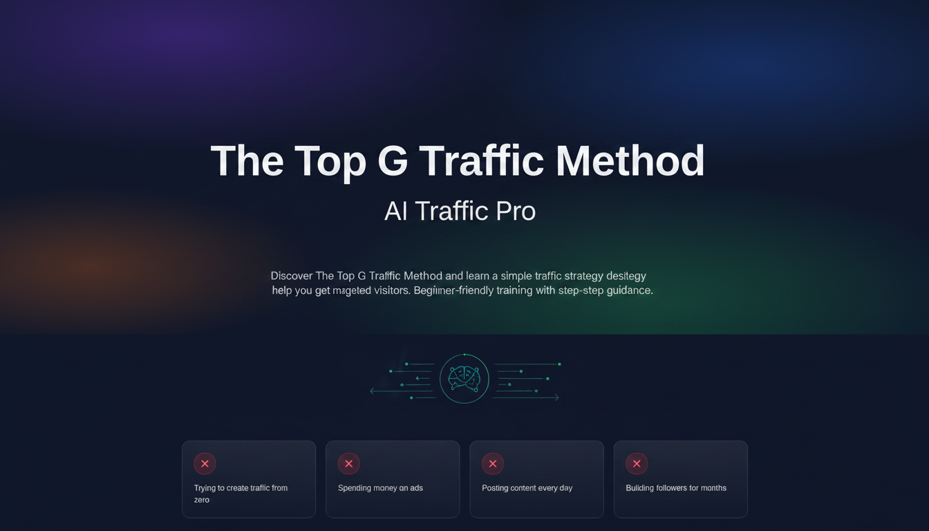Discover Smarter Traffic Strategies — Practical Training for Beginners