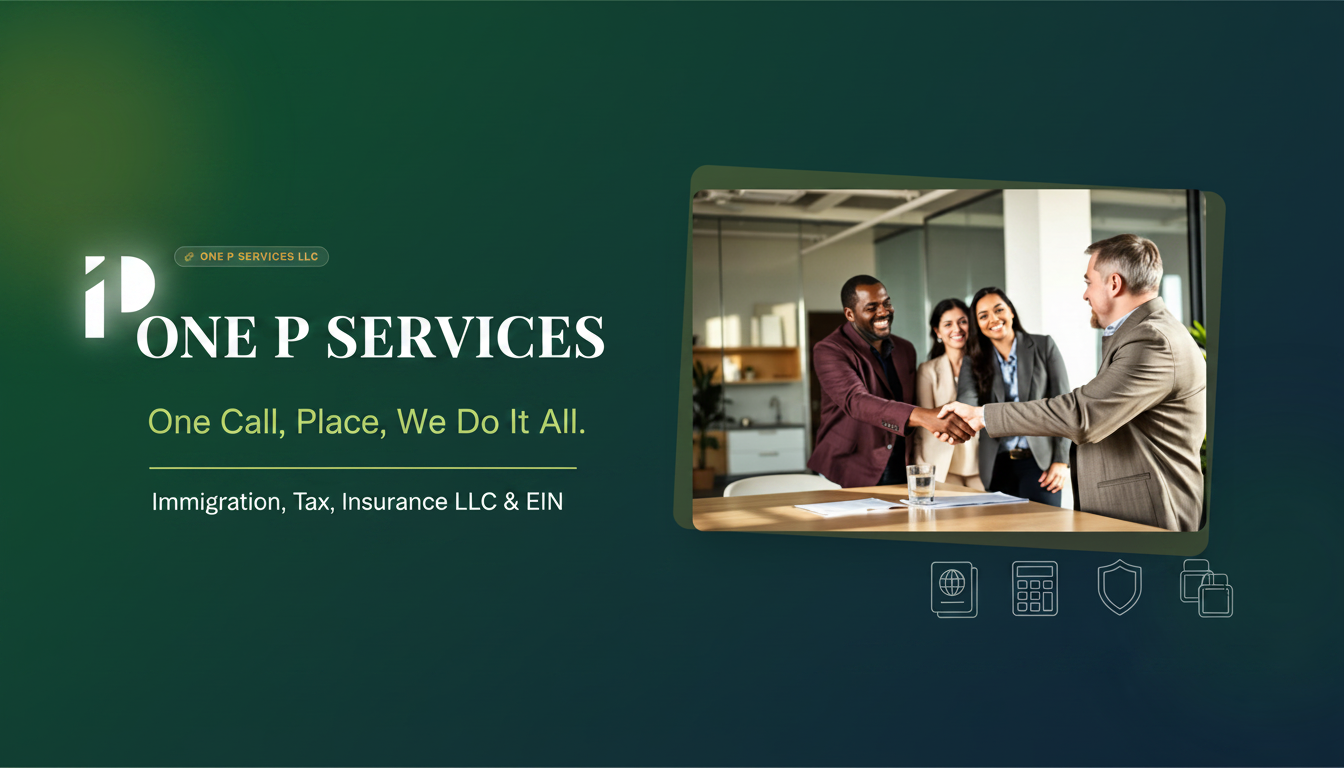 ONE P SERVICES — One Call, One Place, We Do It All.