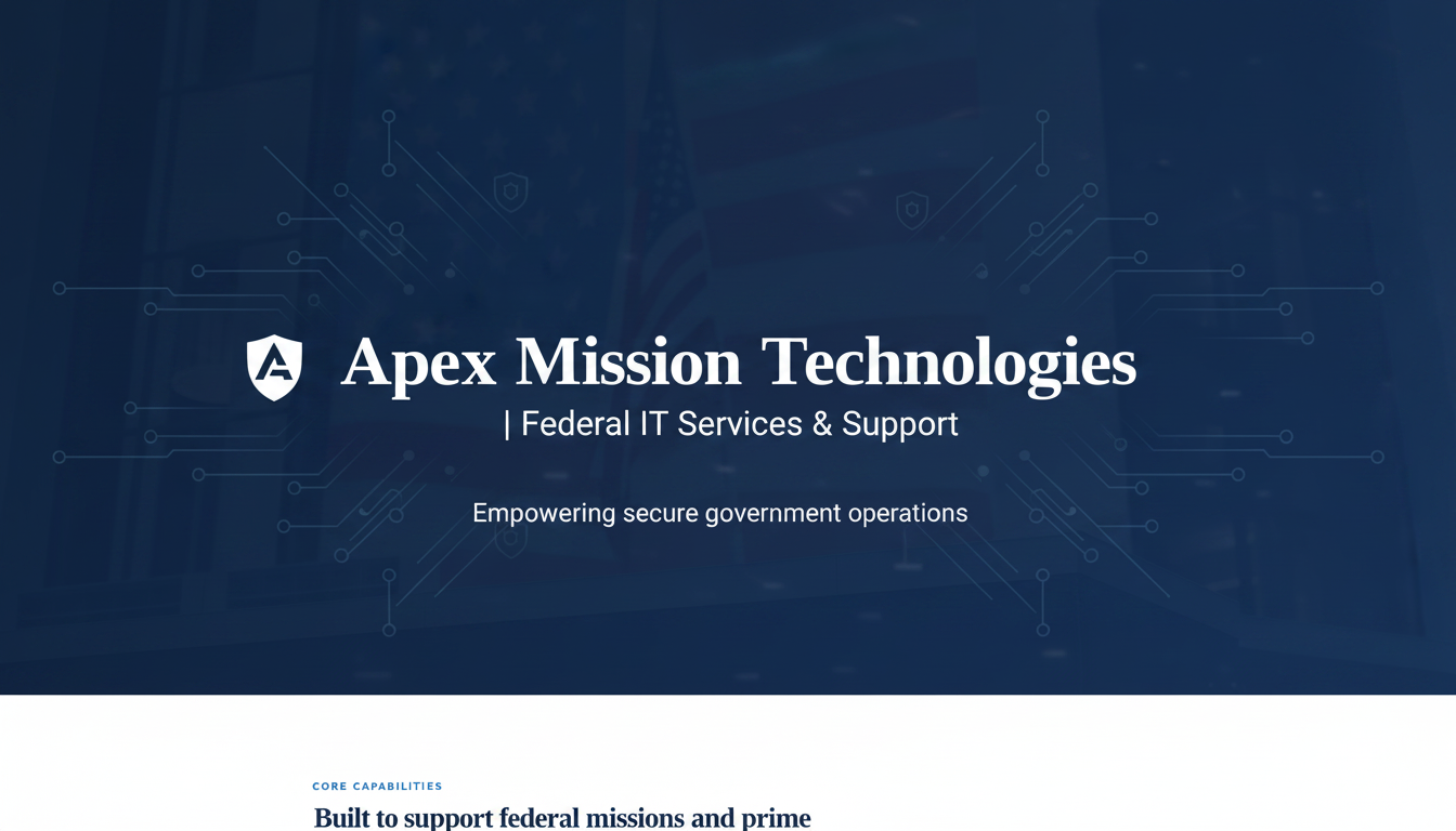 Apex Mission Technologies | Federal IT Services & Support