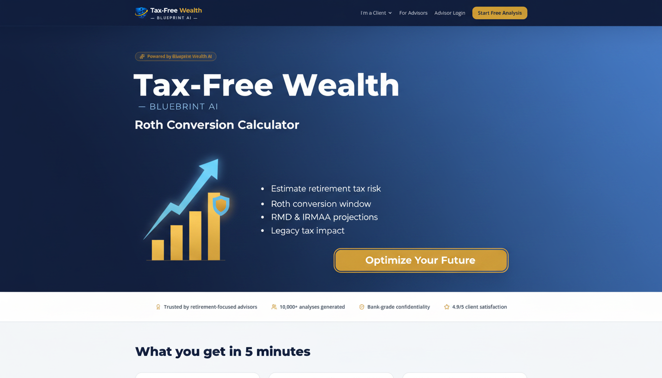 Blueprint Wealth AI™ — Enterprise Retirement Intelligence Platform for ...