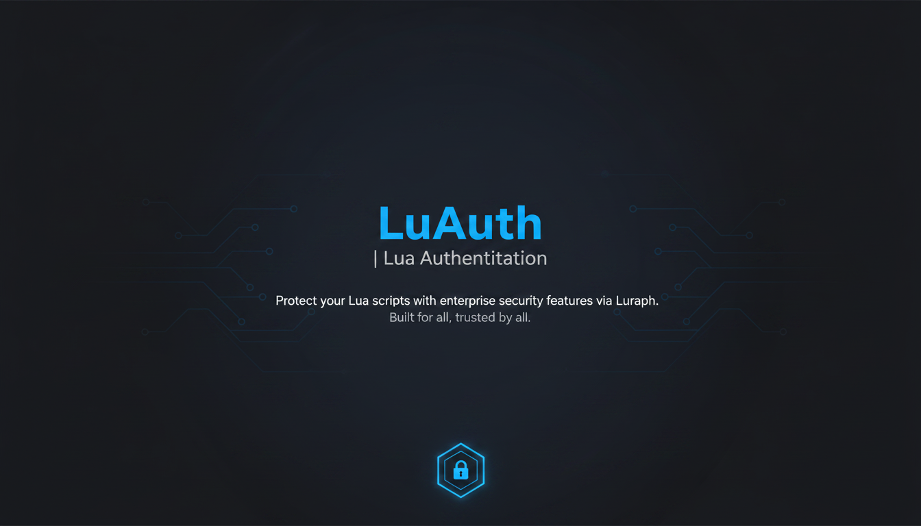 LuAuth | Lua Authentication