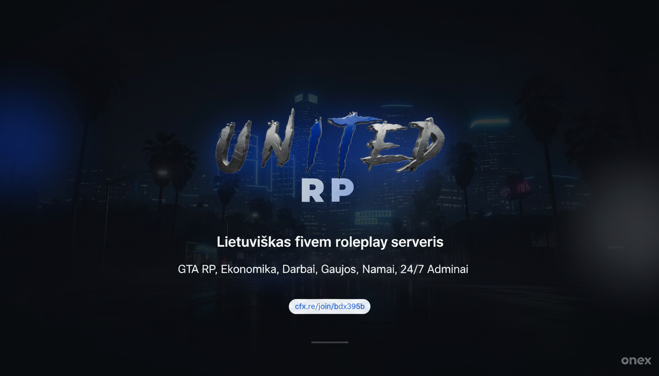 UnitedRP — Serveris ieškantiems kokybiško RolePlay