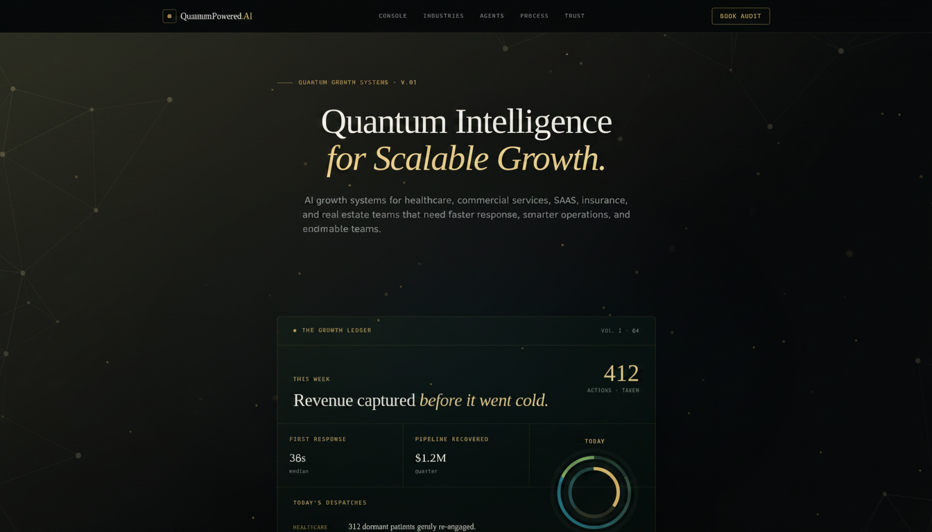 QuantumPowered.AI — Quantum Intelligence for Scalable Growth