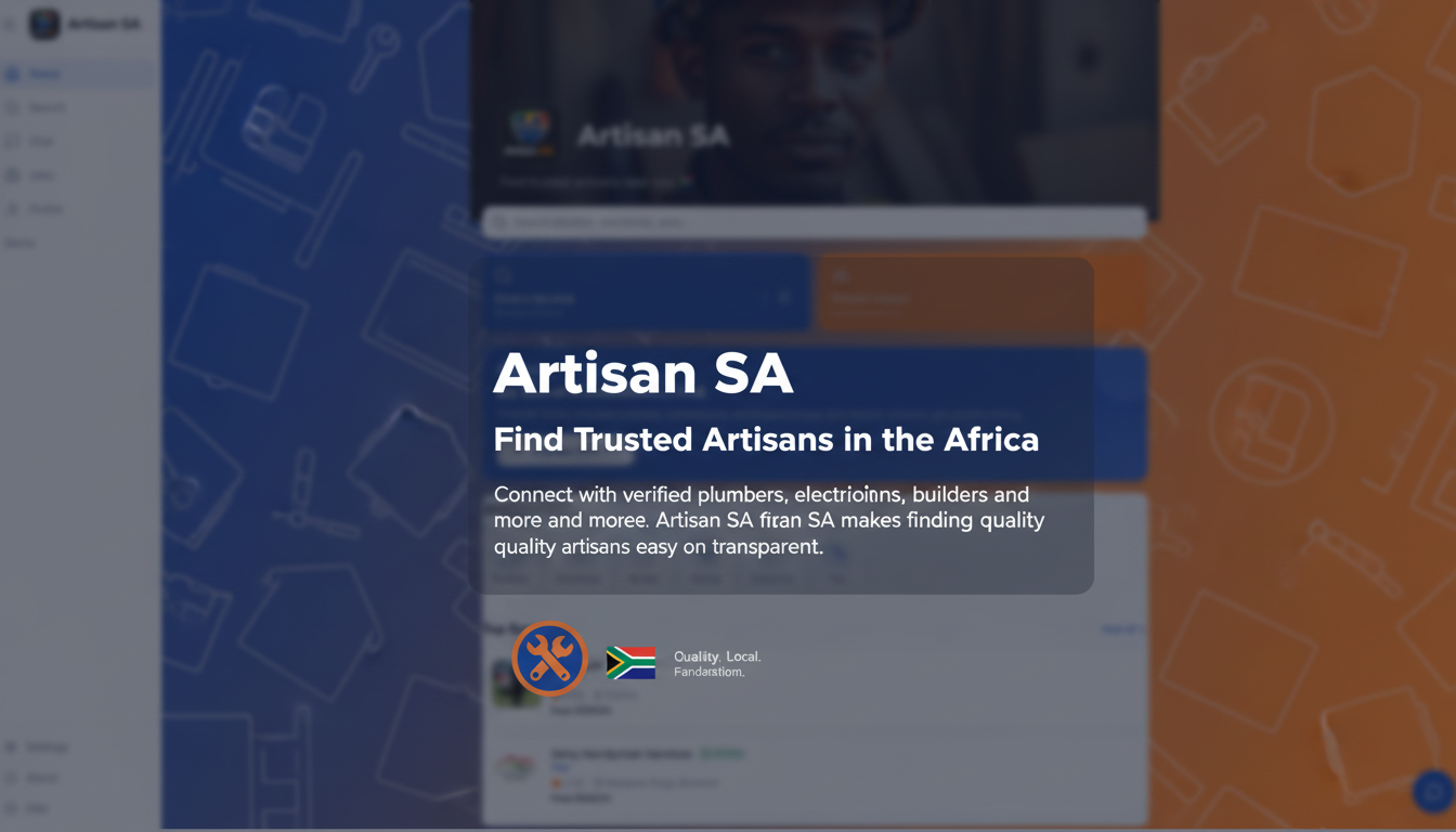 Artisan SA — Find Trusted Artisans in South Africa