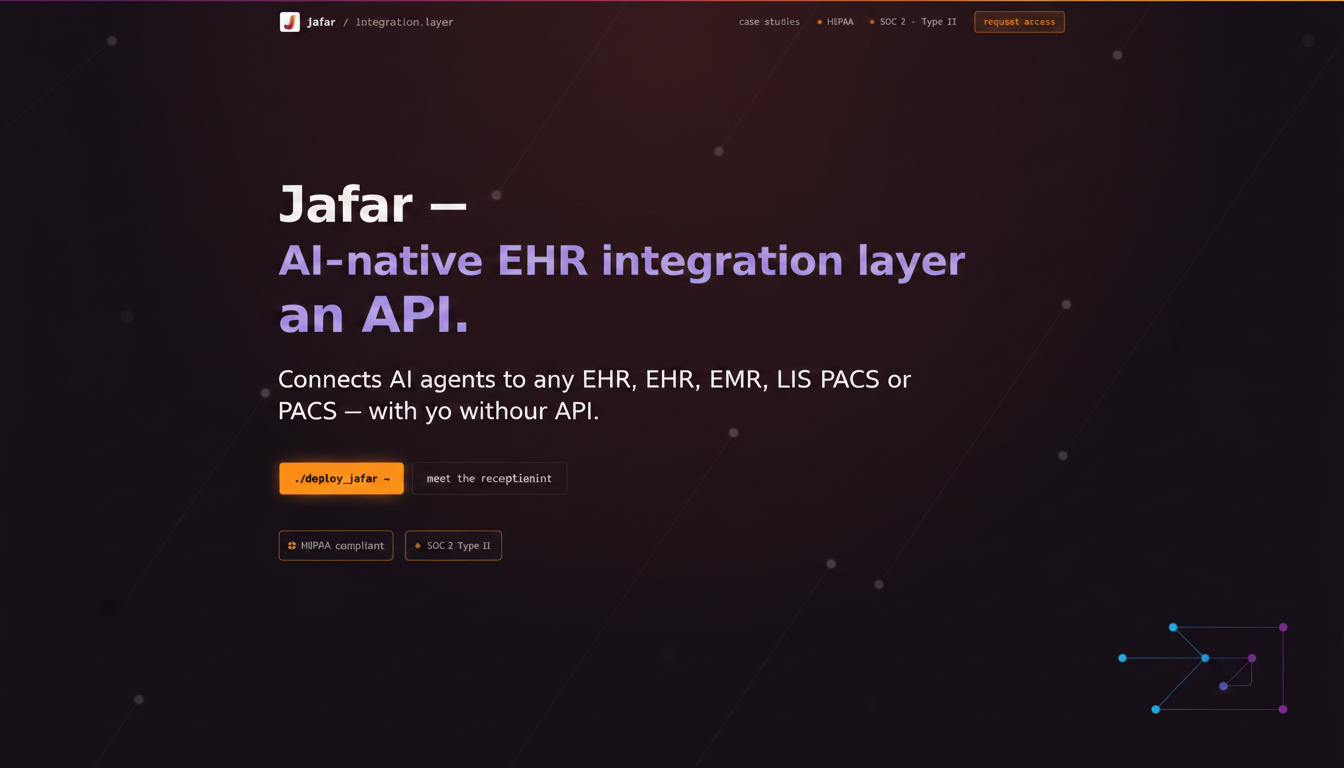 Jafar — AI Receptionist for any EHR (Reception.AI)