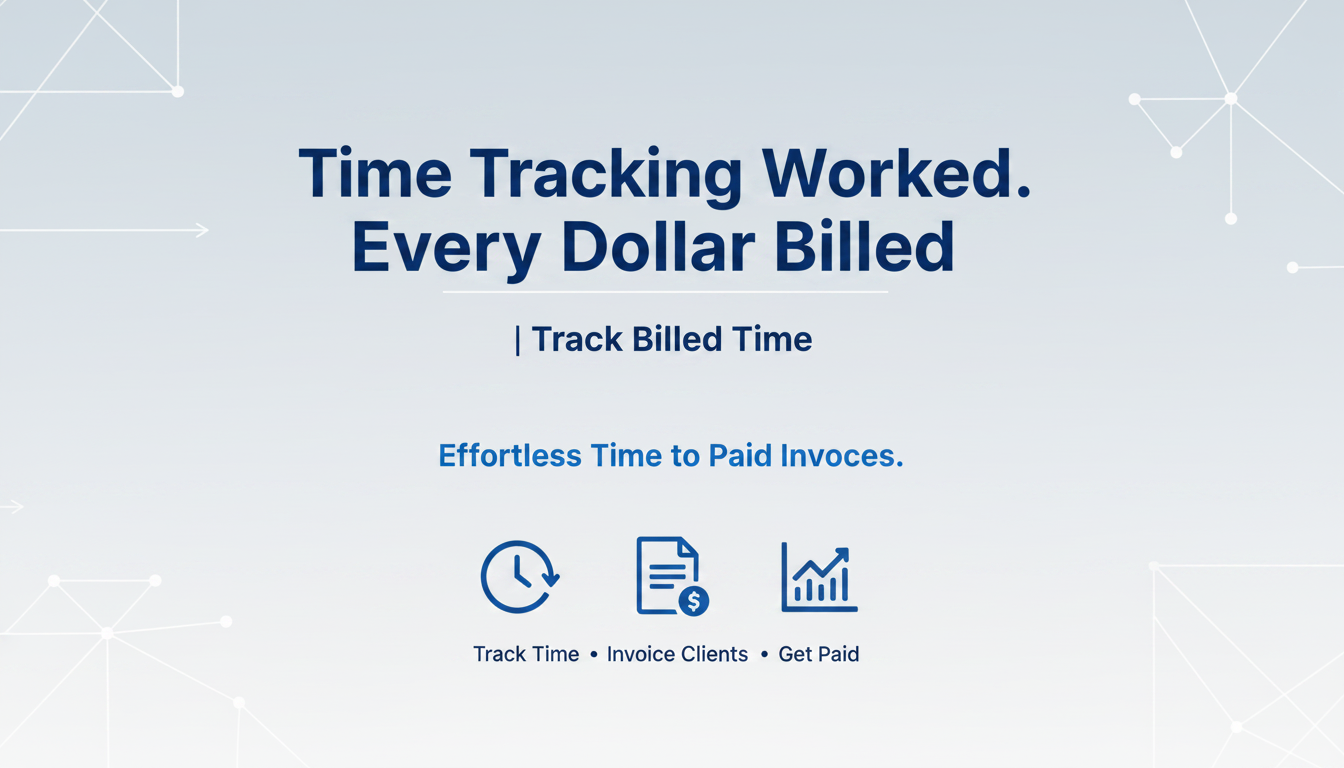 Time Billing & Invoicing Software for Hourly Work | Track Billed Time