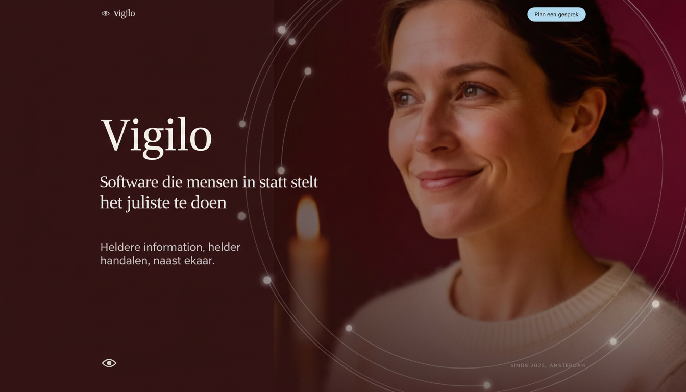 Vigilo, software die mensen in staat stelt het juiste te doen
