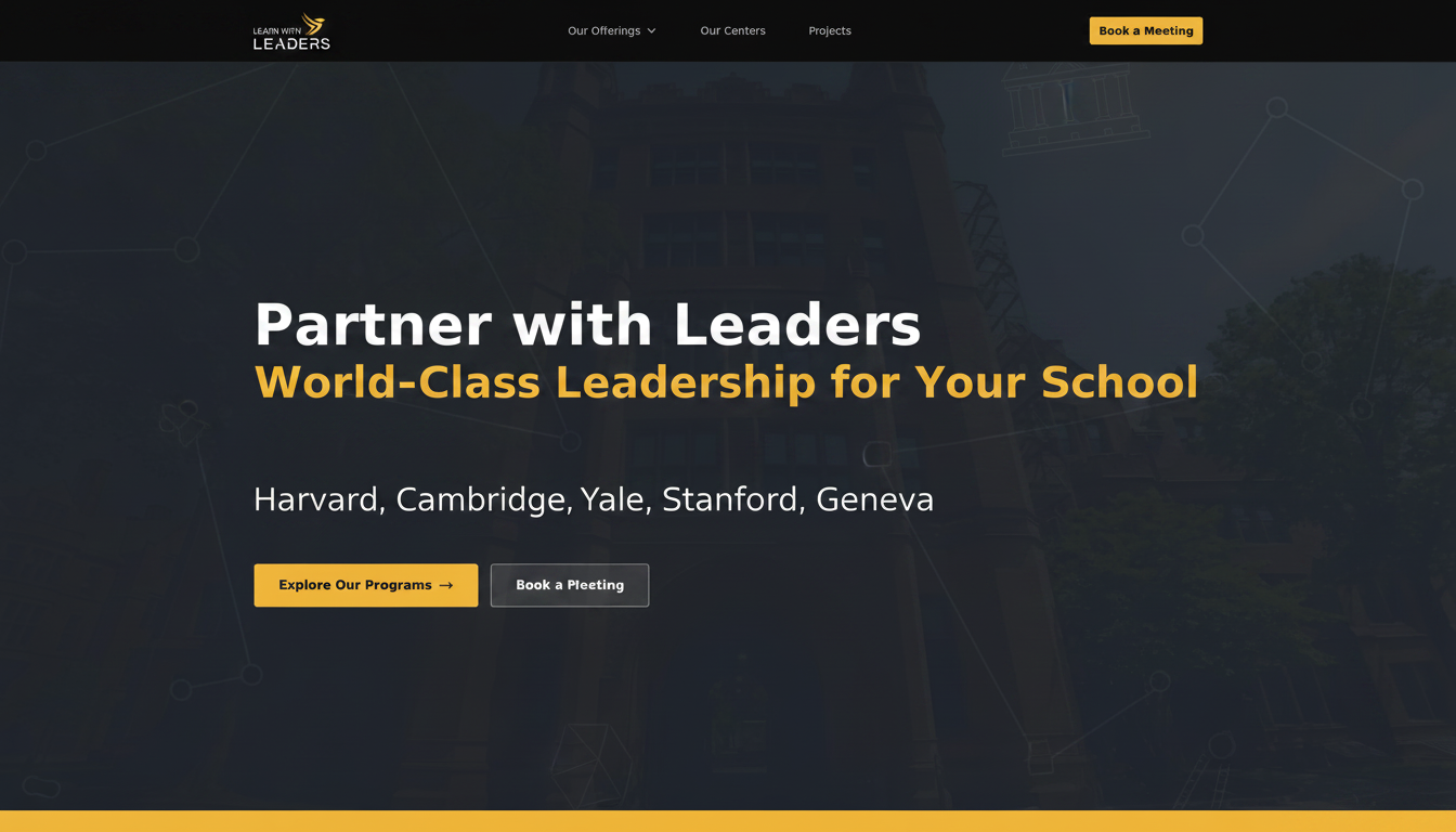 Apply – Learn with Leaders