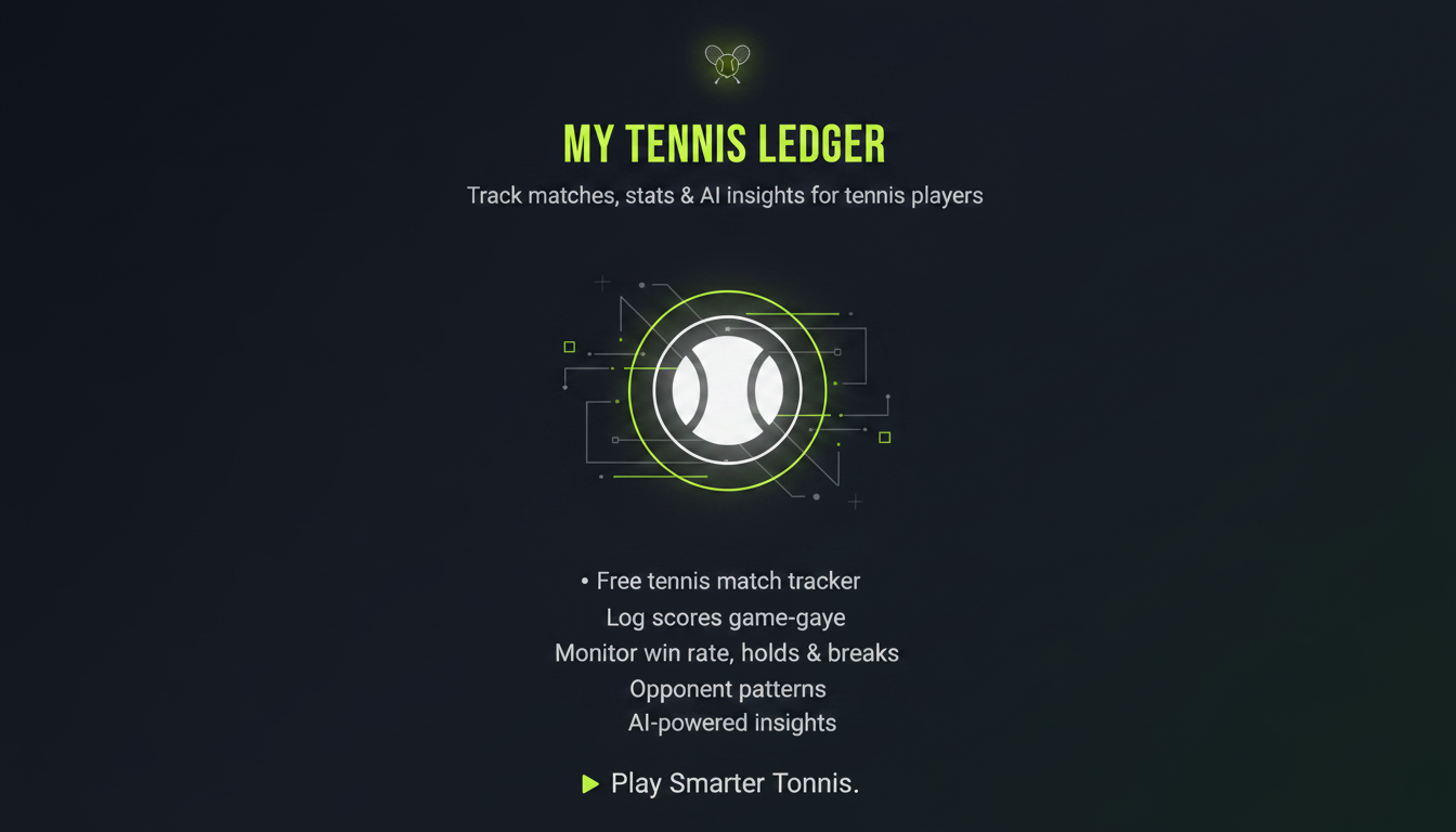 How to Actually Improve Your Tennis Using Match Data | Tennis Log
