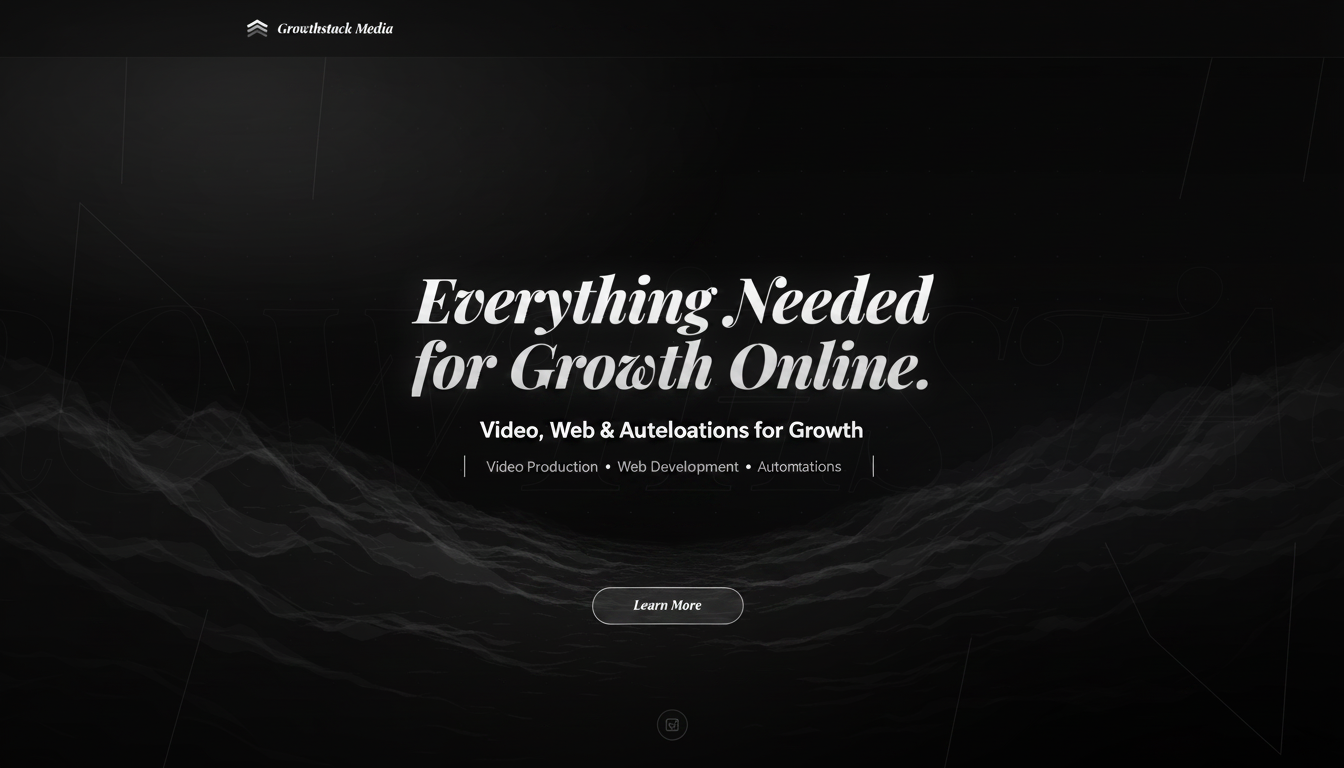 Growthstack Media — Video, Web & Automations for Growth