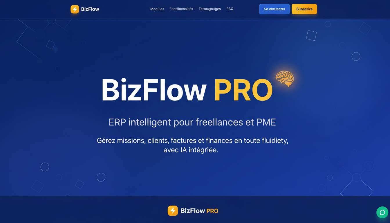 BizFlow — ERP intelligent pour freelances et PME