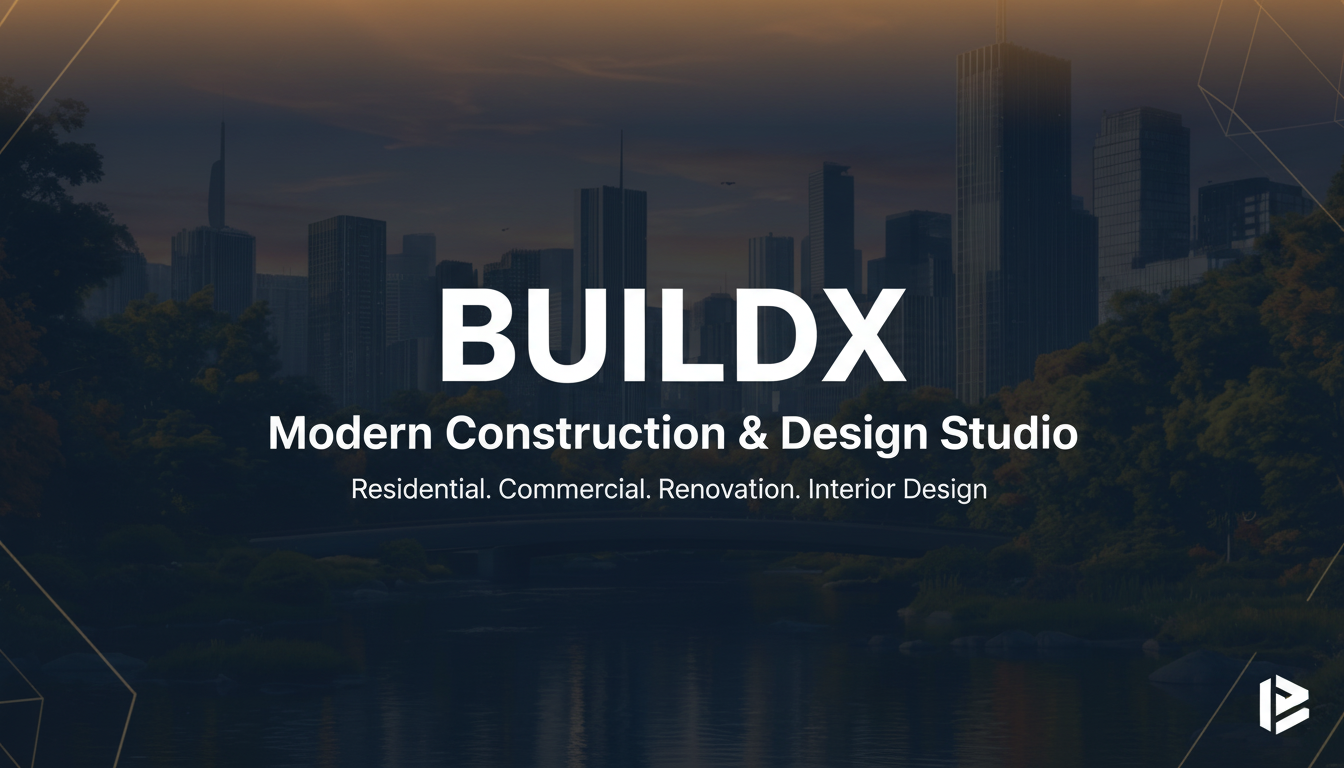 BUILDX — Modern Construction & Design Studio